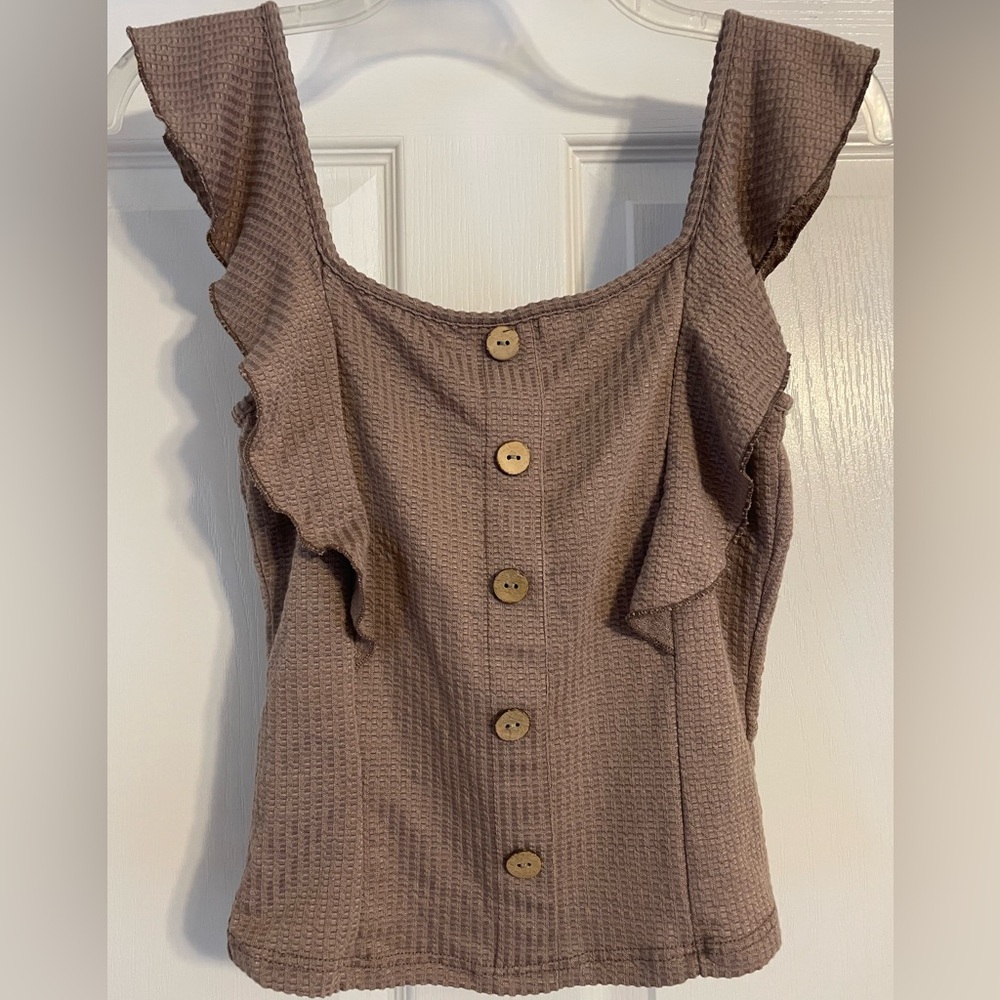 Cute Caution To The Wind Tank Top